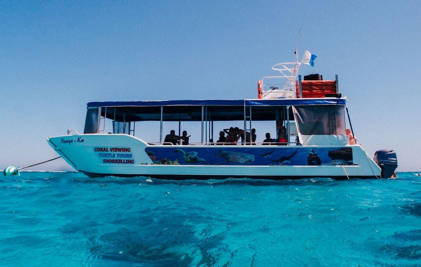 Coral Bay Ecotours Glass Bottom Boat Tour