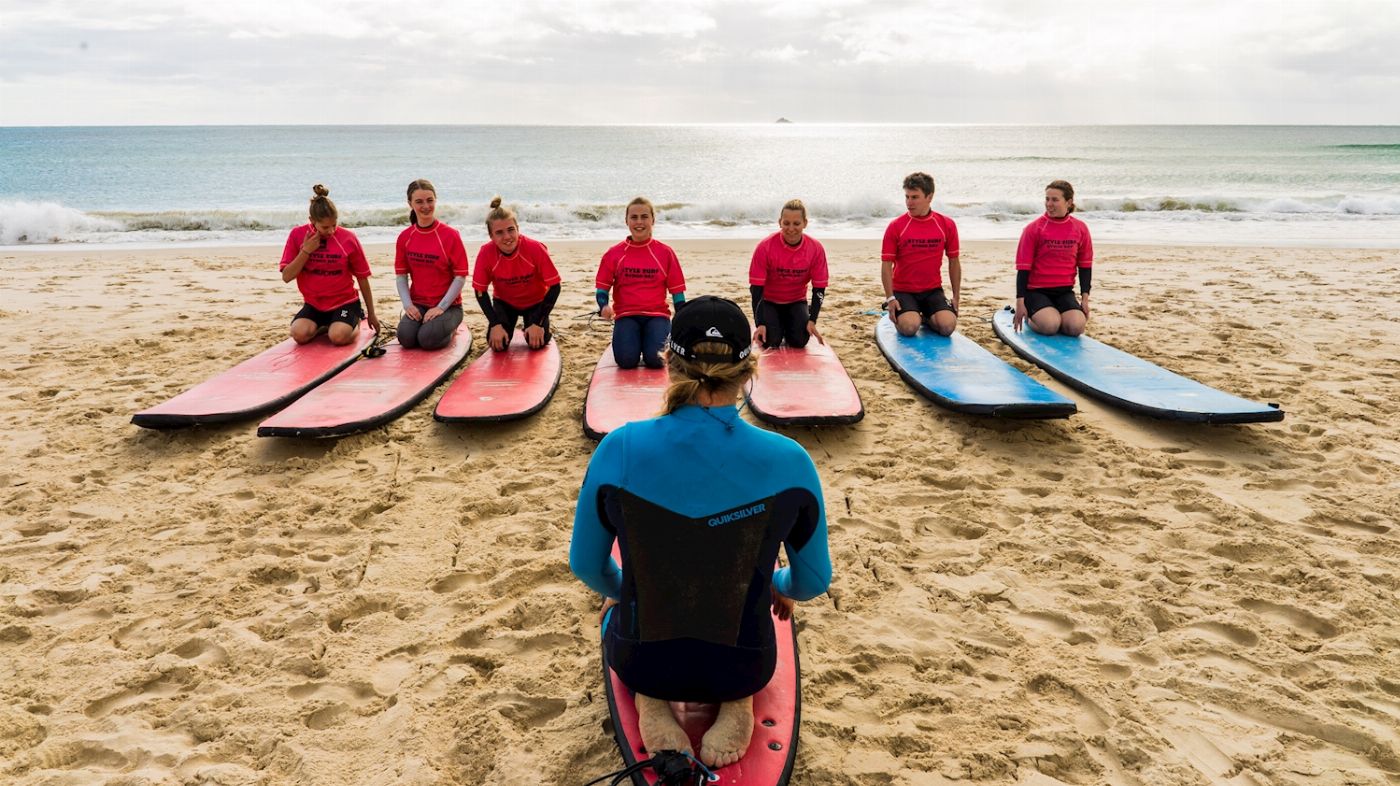 Style Surfing 3-Hour Small Group Surf Lesson in Byron Bay