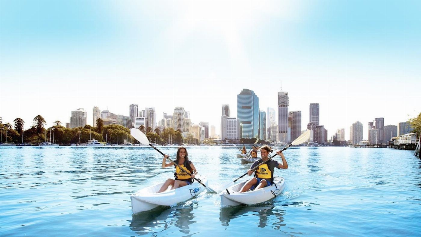 Riverlife Twilight Kayak Tour of Brisbane River