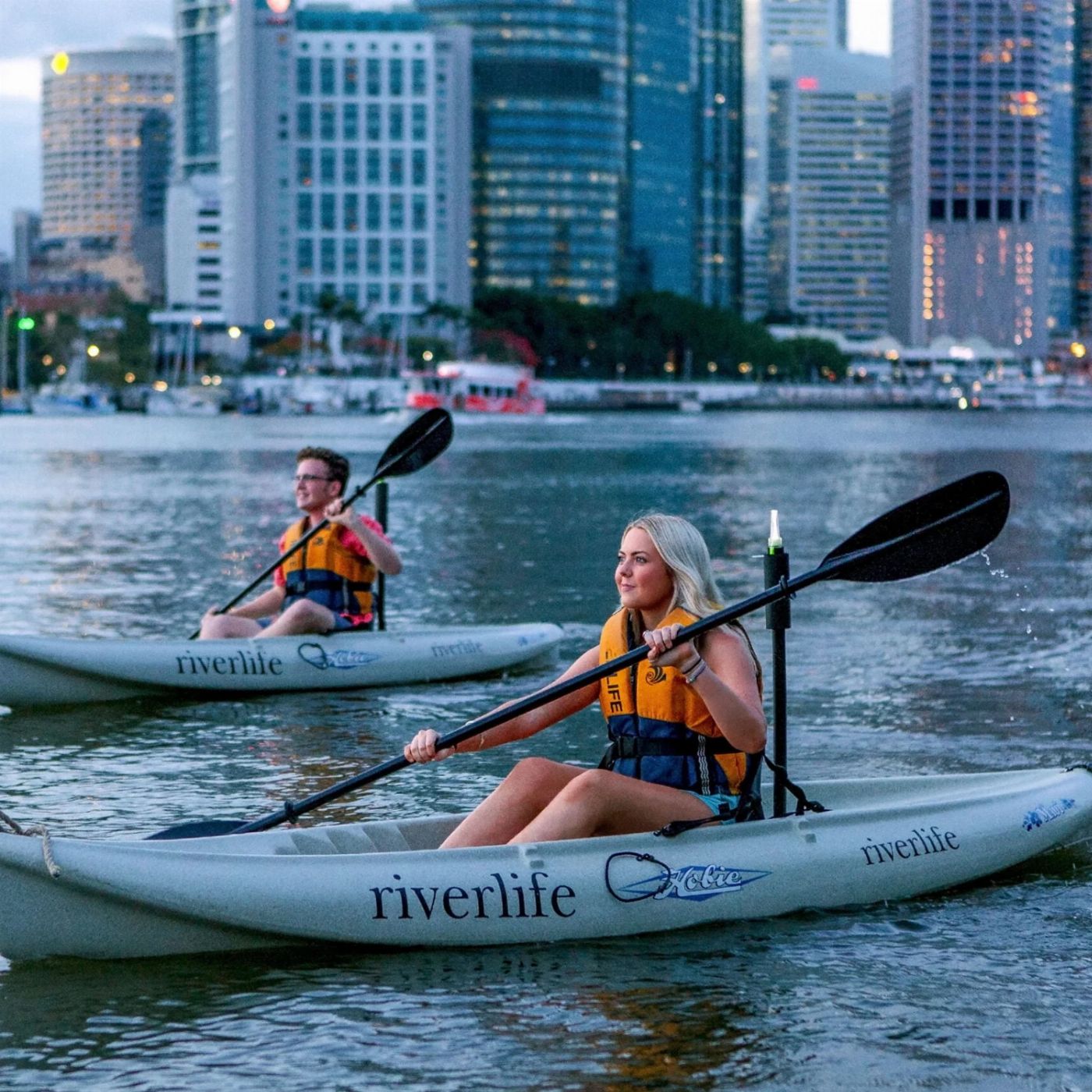 Riverlife Twilight Kayak Tour of Brisbane River