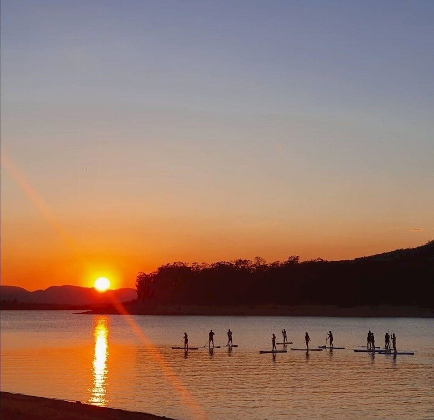 What'SUP Cairns Stand Up Paddle Tinaroo Sunset SUP