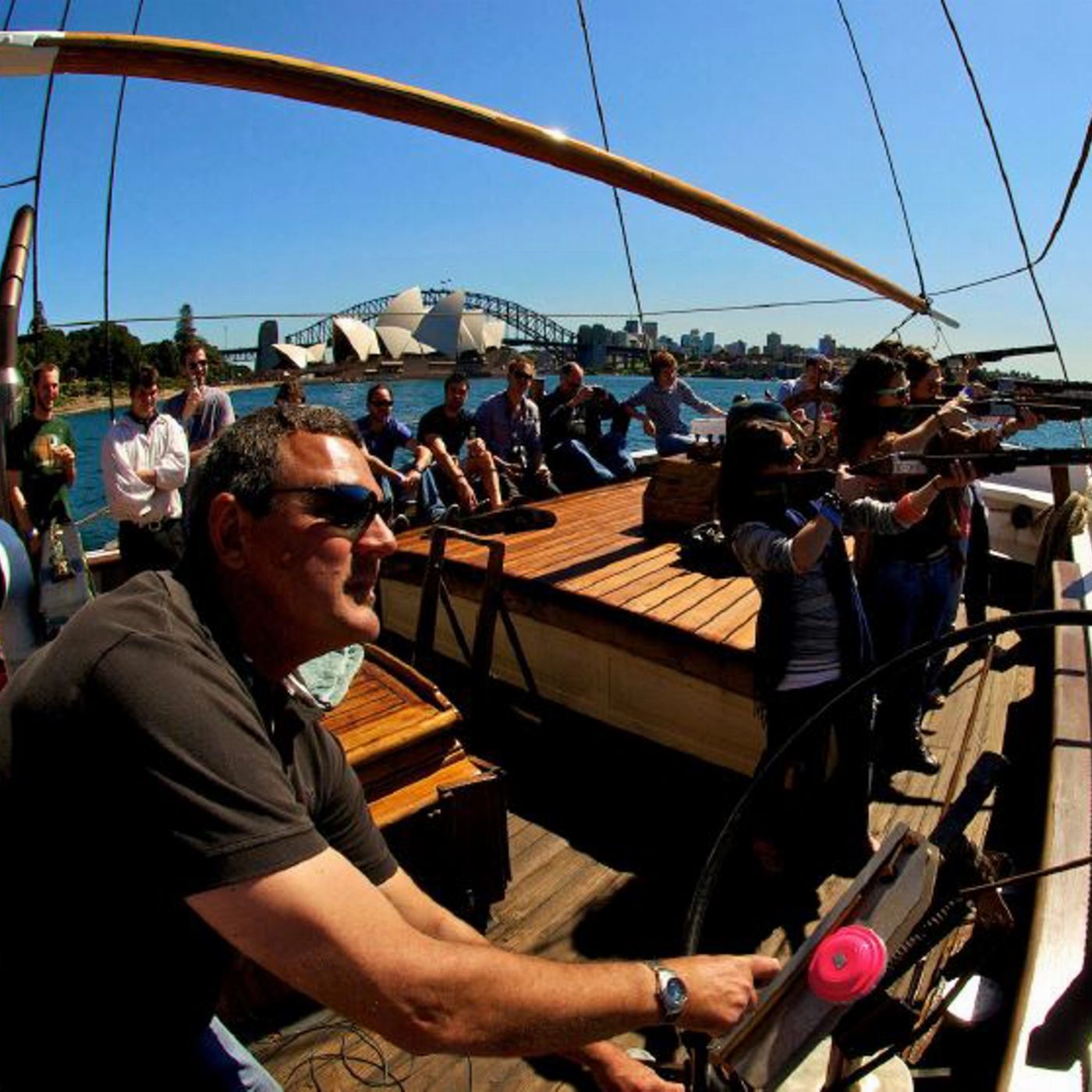 Sydney Tall Ships Laser Clay Shooting Cruise