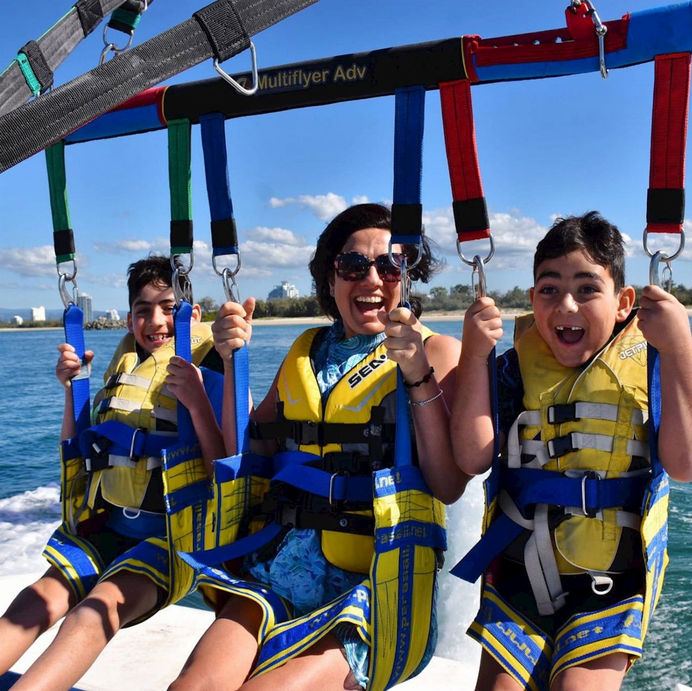 GC Jetboat and Parasail Gold Coast Parasailing - Triple