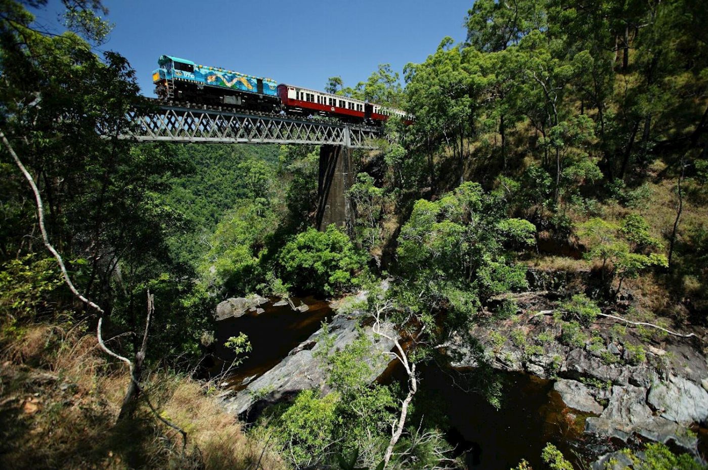 Down Under Tours Kuranda Self Drive: Scenic Rail Q-0950 and Skyrail S-1245