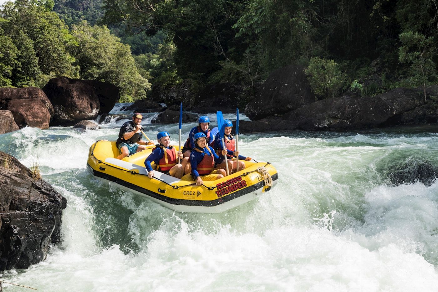 Cairns Adventure Group Tully River Rafting (Mission Beach Return Transfers)