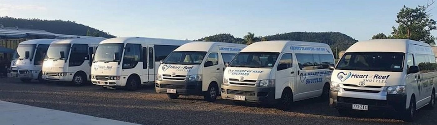 Cruise Whitsundays Bus pick-up for tours departing 8am