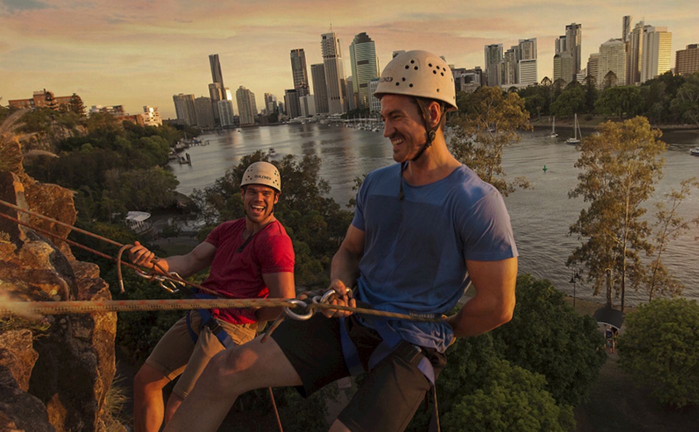 Riverlife Twilight Abseil at Kangaroo Point