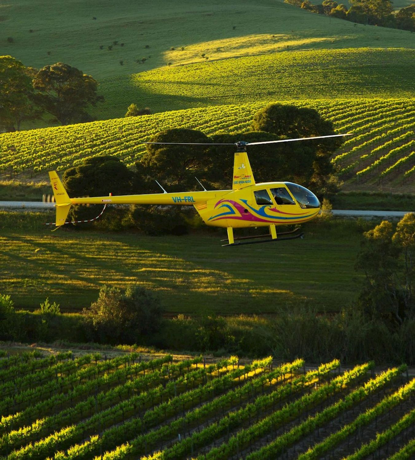 Barossa Helicopters Premium Tasting & Delicious 2 Course Lunch at St Hugo