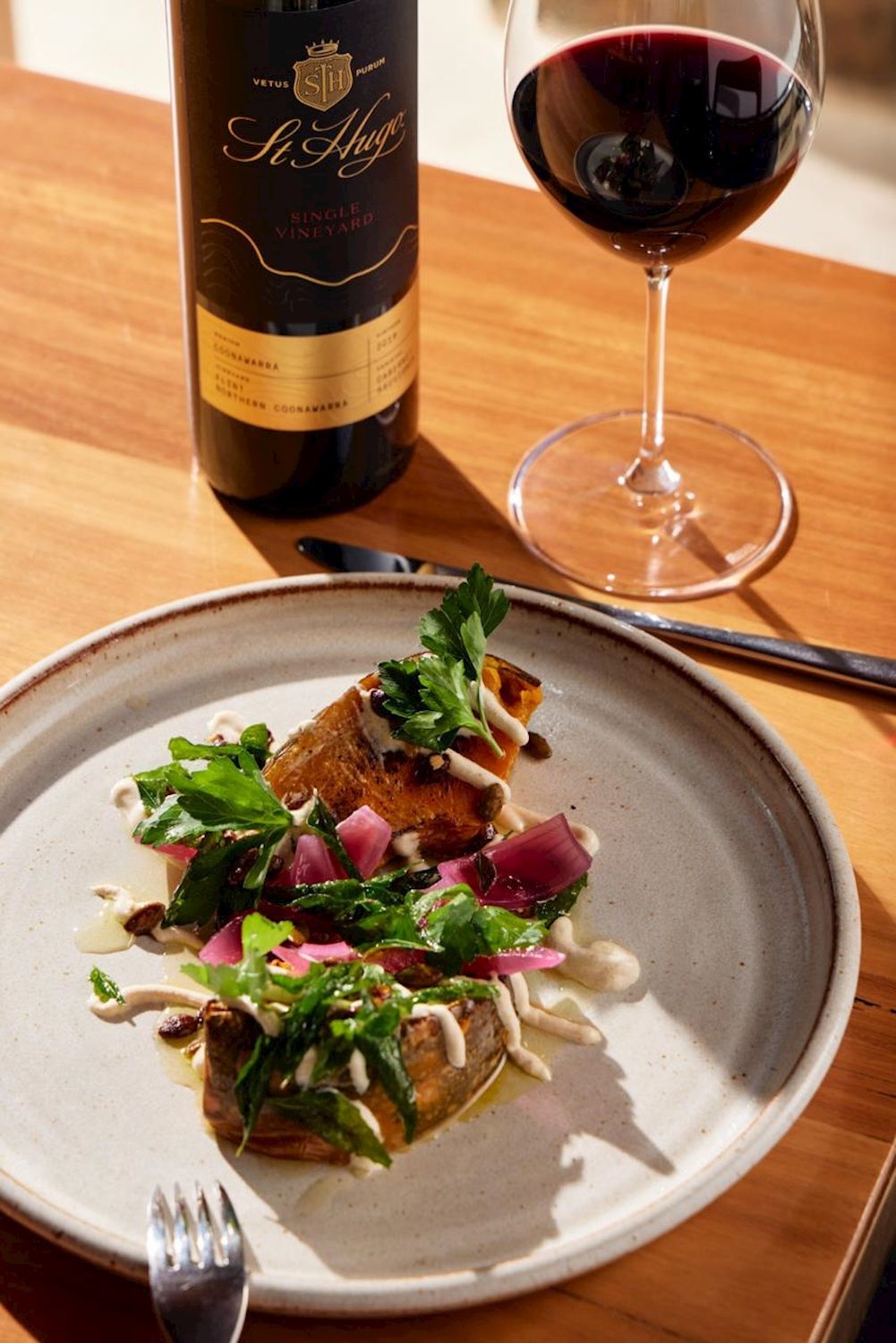 Barossa Helicopters Premium Tasting & Delicious 2 Course Lunch at St Hugo