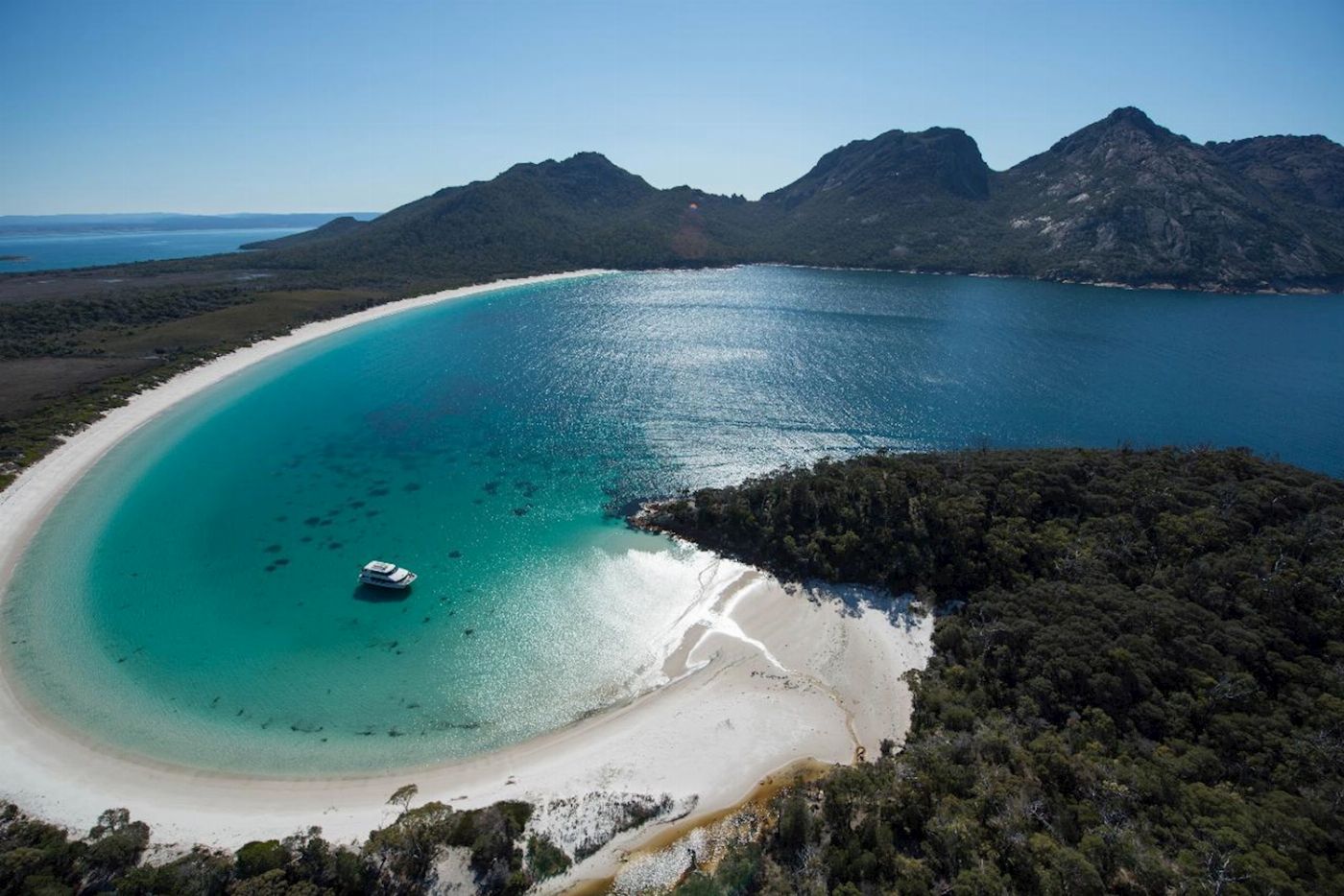 Pennicott Wilderness Journeys Wineglass Bay Cruise with Ploughmans Lunch