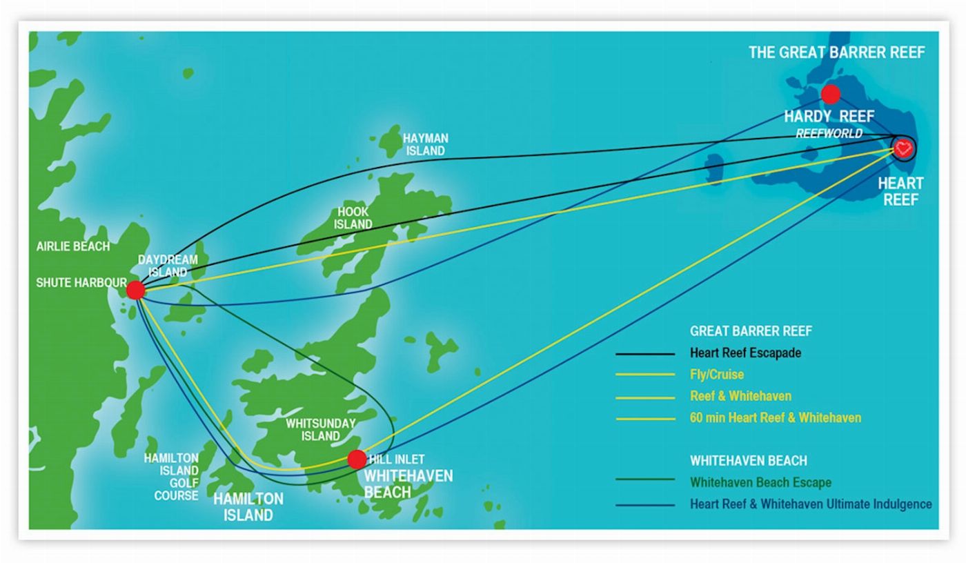HeliReef Whitsunday Fly/Cruise
