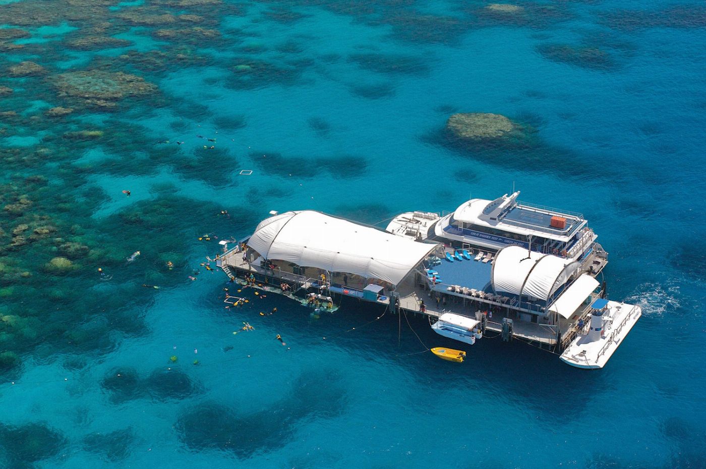 Great Adventures Moore Reef Pontoon Day Tour