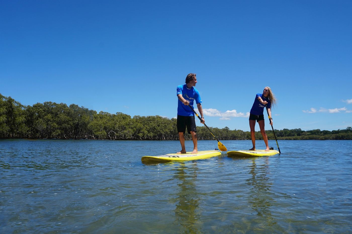 Let's Go Surfing Byron SUP Lesson