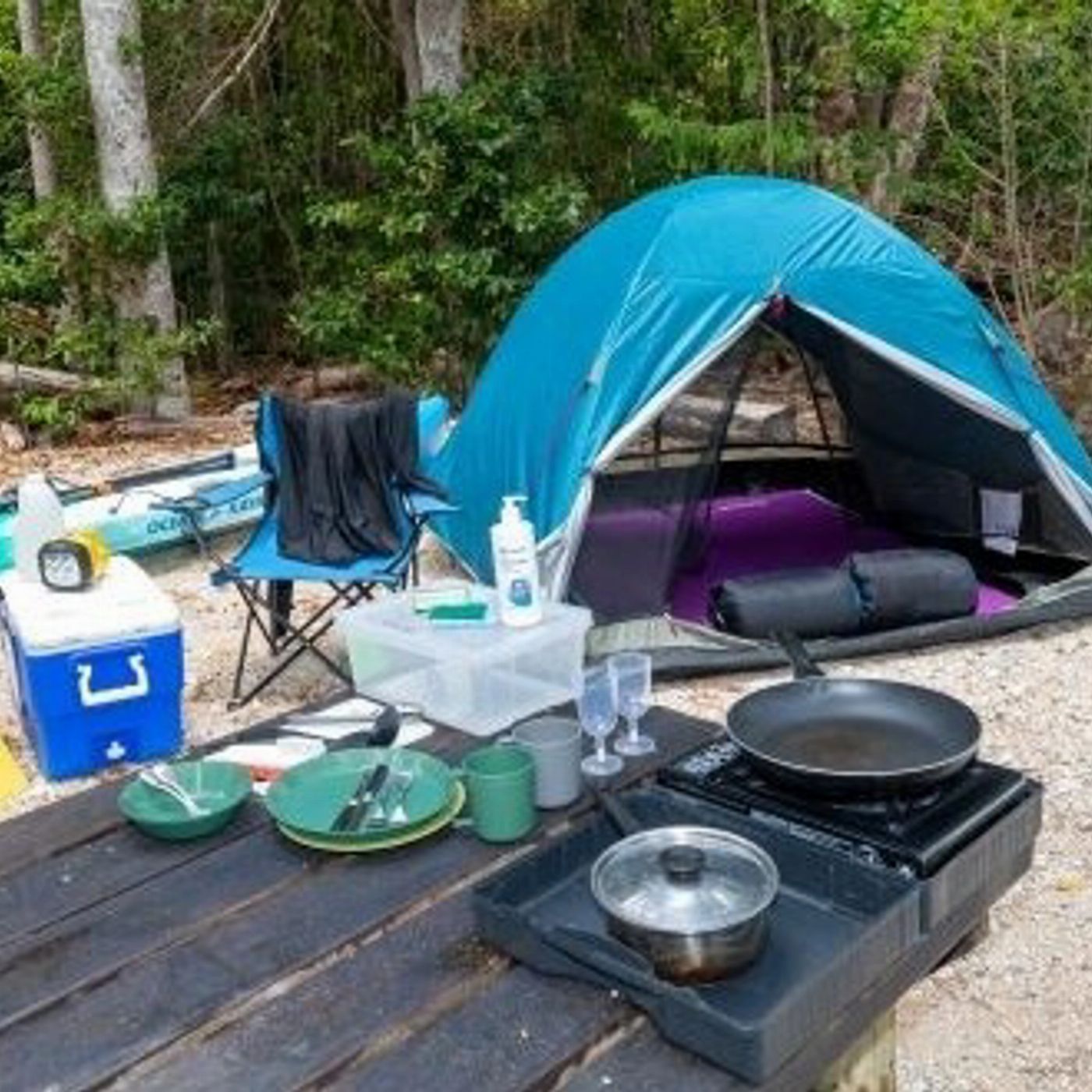 Whitsunday Island Camping Connection Camp Kit for 2 People x 2 Nights
