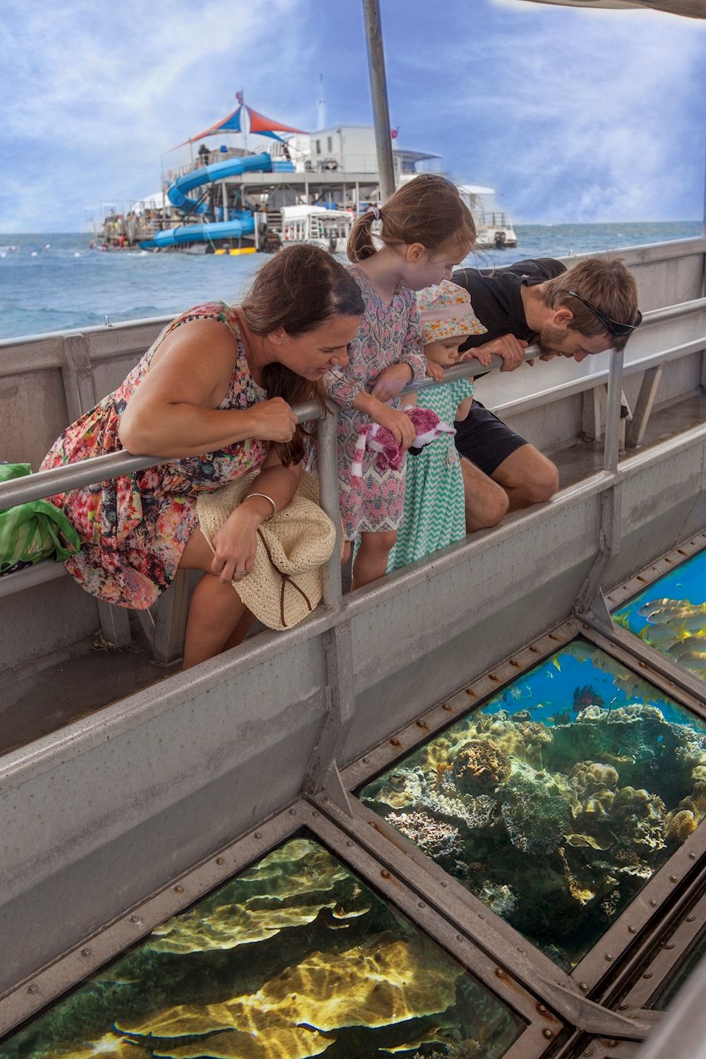 Sunlover Reef Cruises Moore Reef Pontoon Day Tour + Helicopter Ride (Family2A/2C) - Until 31 March 2027