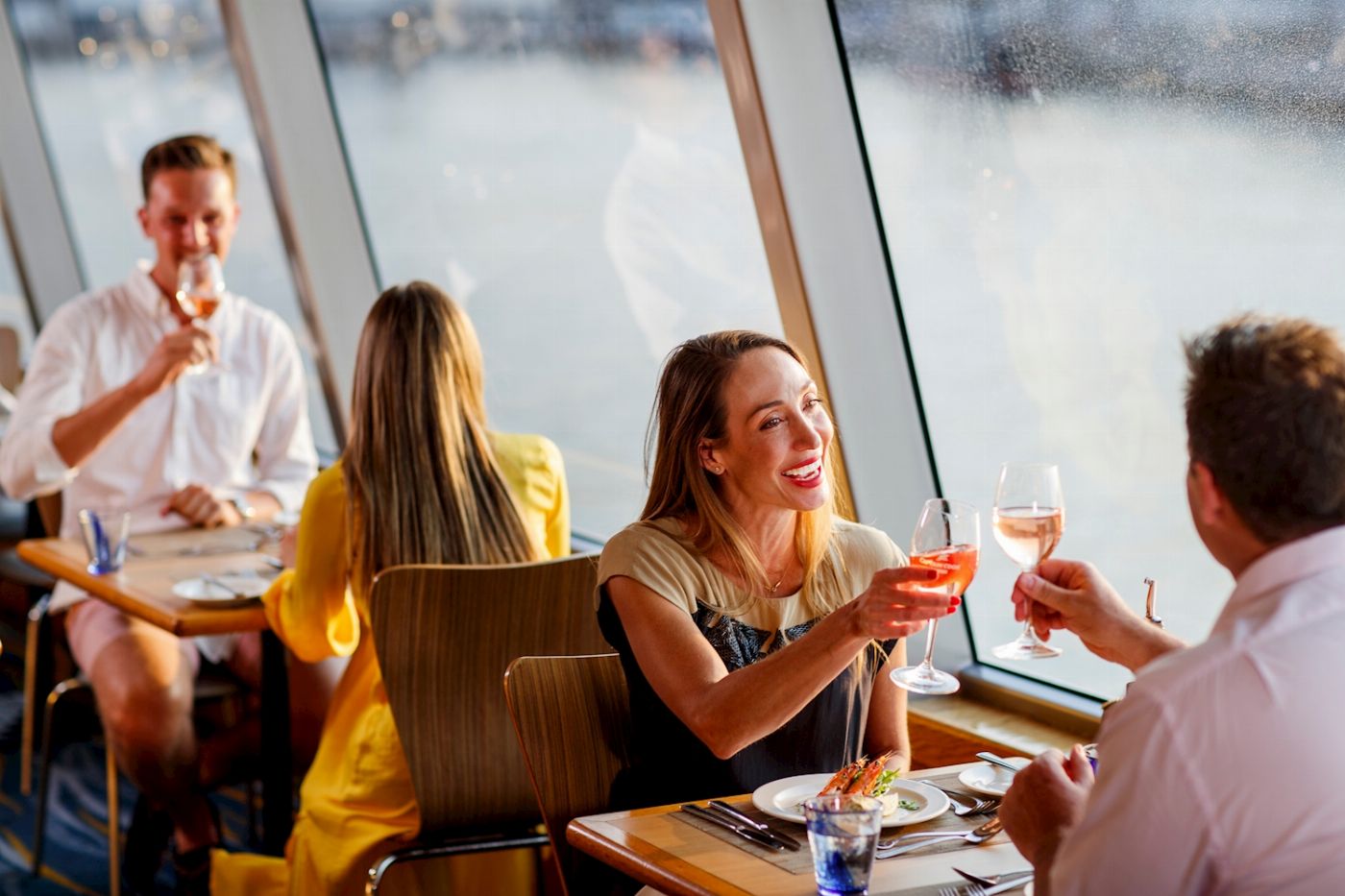 Captain Cook Cruises Sydney: Sunset Premium Dinner Cruise (4-Course) - Window Seat