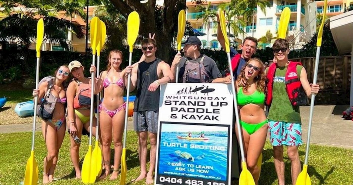 Whitsunday Stand Up Paddle & Kayak Guided Sea Kayak Turtle Tour Half Day