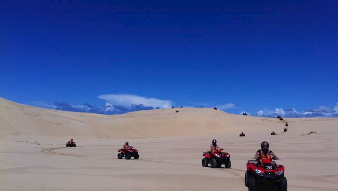 Sand Dune Adventures 1 Hour Quad Bike Adventure Tour (1 adult & 1 child)