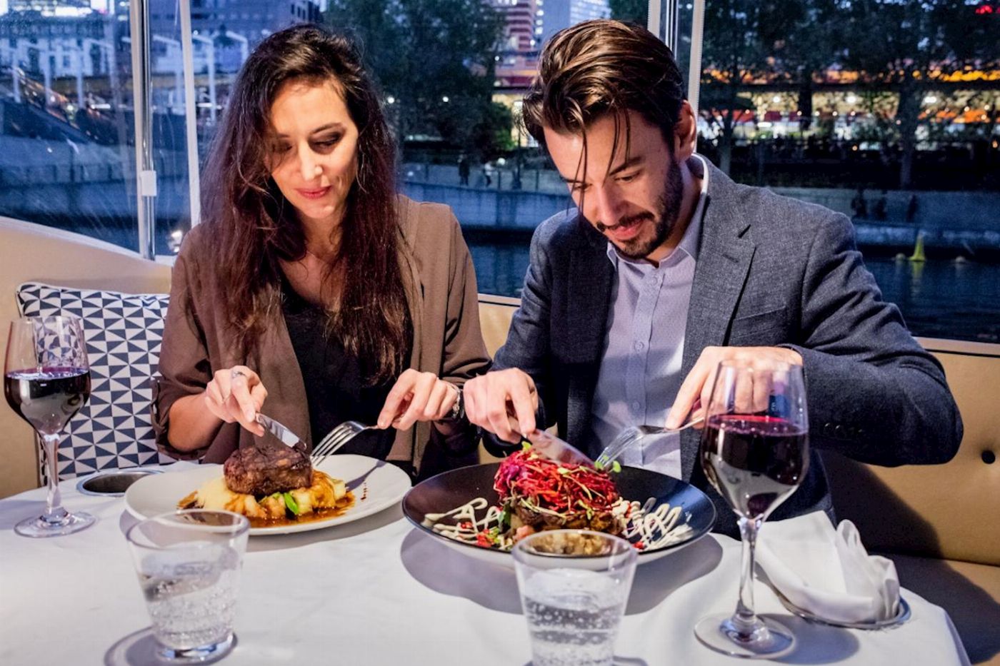 Melbourne Boat Hire Private Dinner Cruise for 2