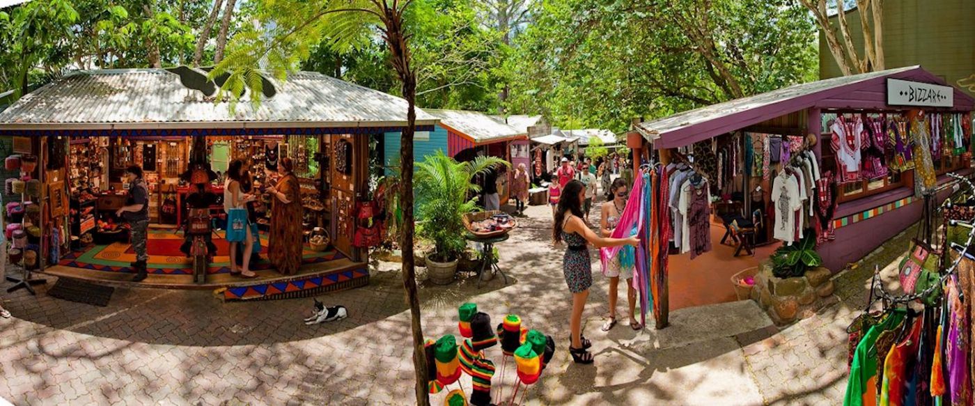 Down Under Tours Kuranda, Skyrail (9:45am) and Scenic Rail (2:00pm) incl. Return Cairns Transfers