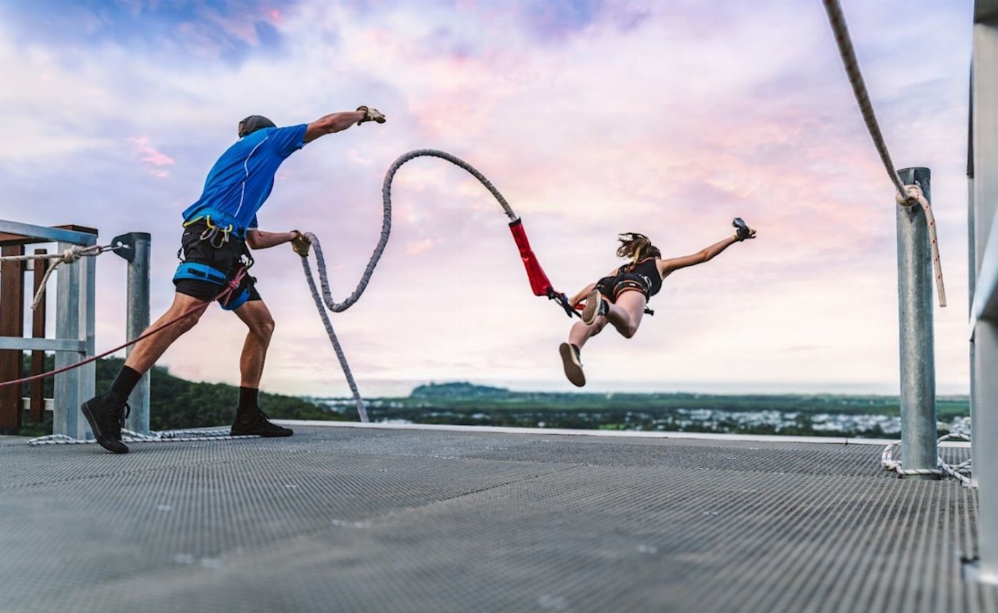 Skypark by AJ Hackett Bungy Roof Jump Package with Media
