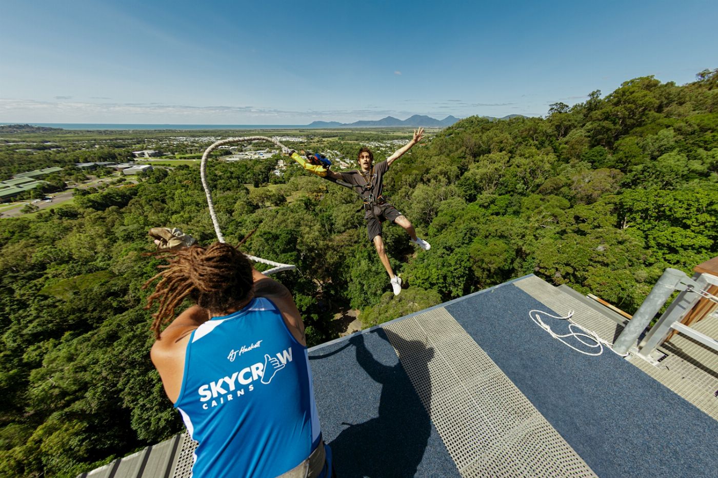 Skypark by AJ Hackett Bungy Roof Jump Package with Media