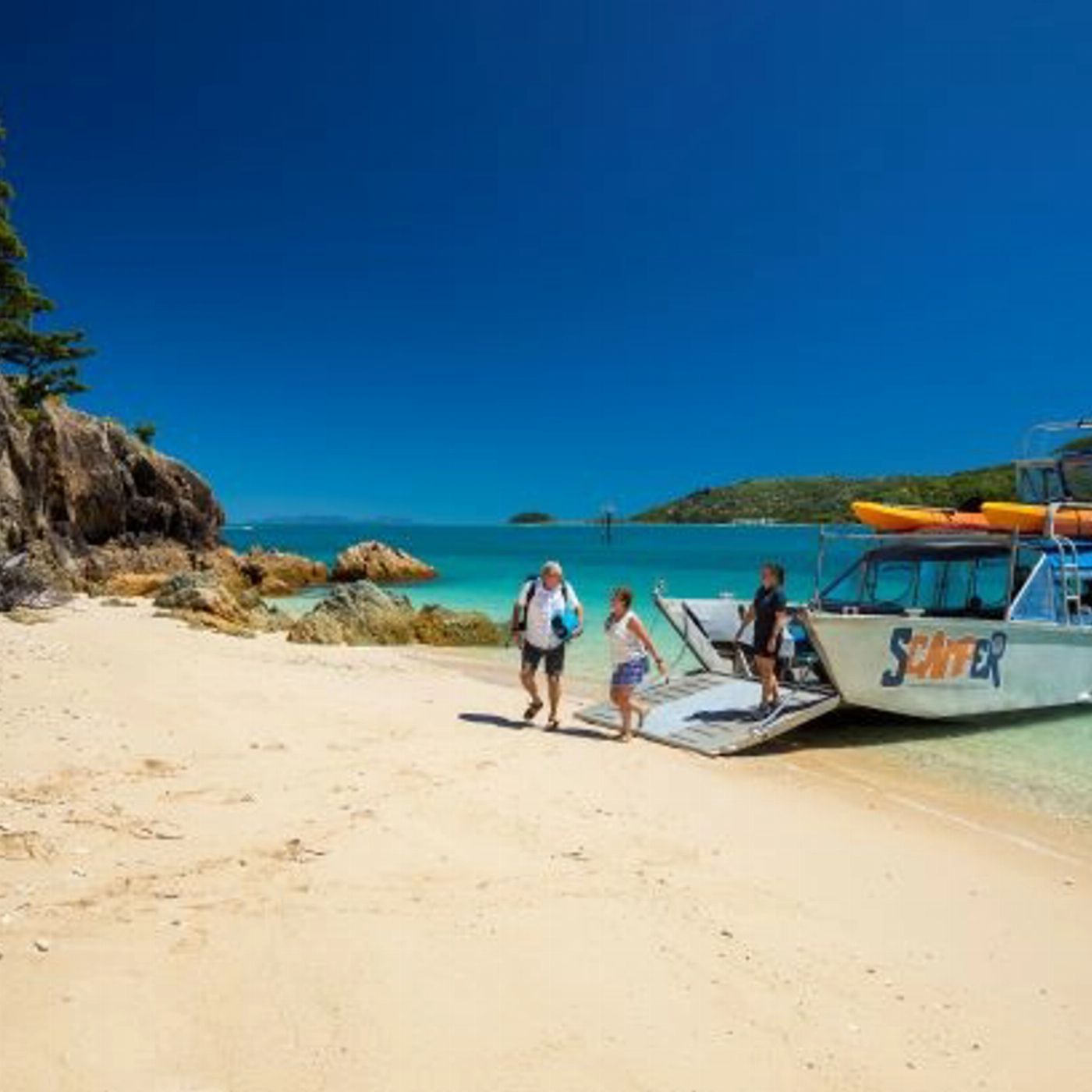 Whitsunday Island Camping Connection Camping transfer - Shute Harbour Departure