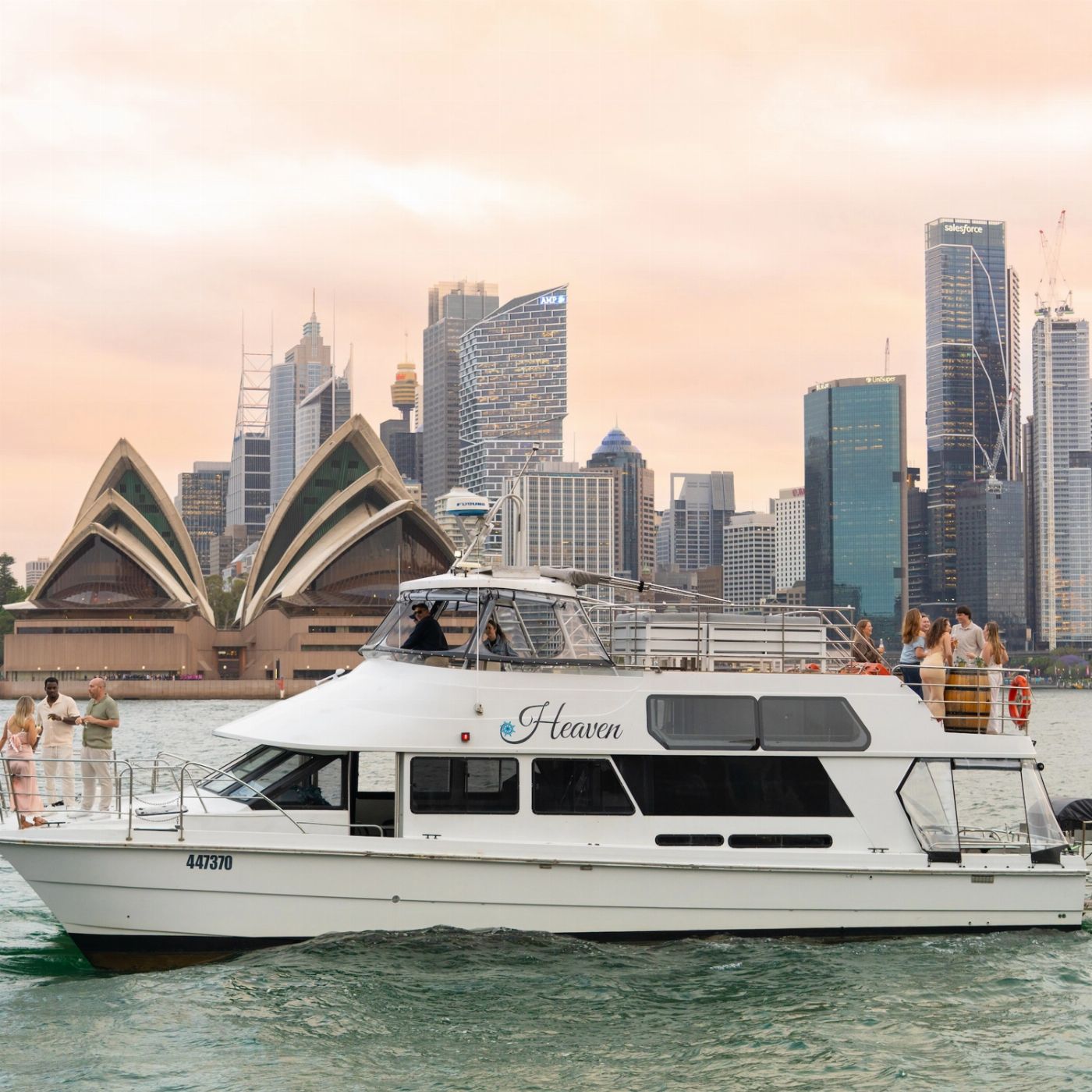 Sea Sydney Harbour Golden Glow Sunset Sydney Harbour Cruise