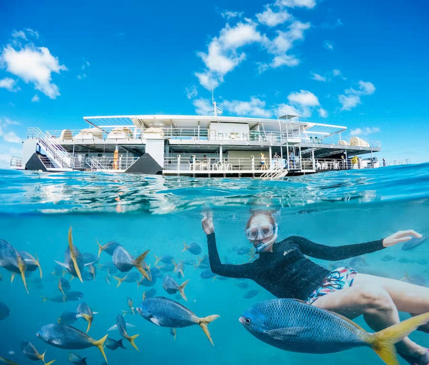 Cruise Whitsundays Great Barrier Reef Adventures (departing Port of Airlie) (Family 2A/2C)