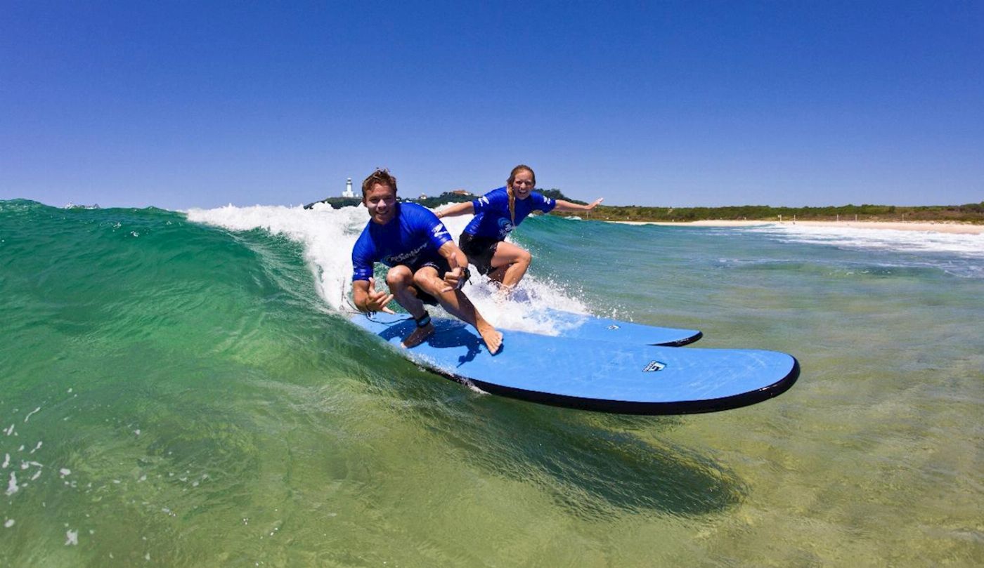 Let's Go Surfing From Byron: Learn to Surf Half-Day Tour