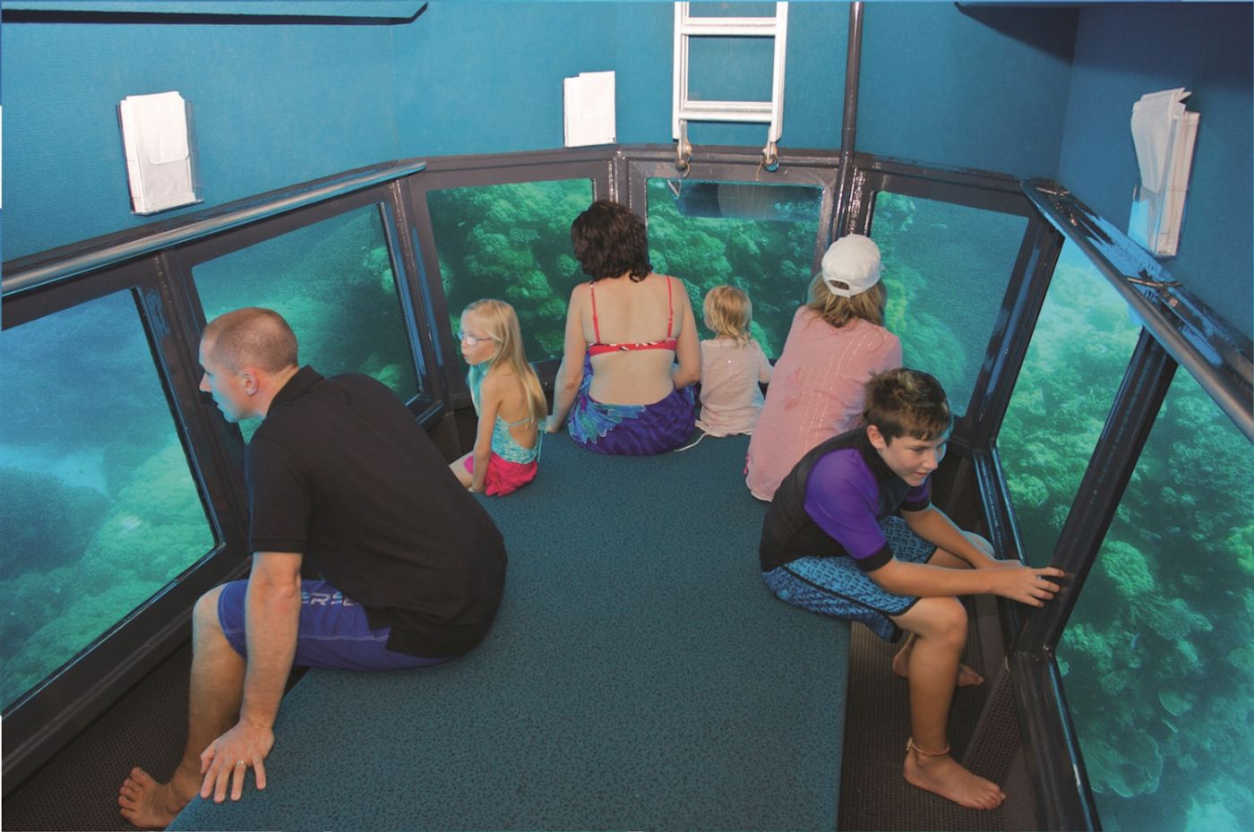 Great Adventures Moore Reef Pontoon Day Tour (+ 10 Minute Helicopter Flight)