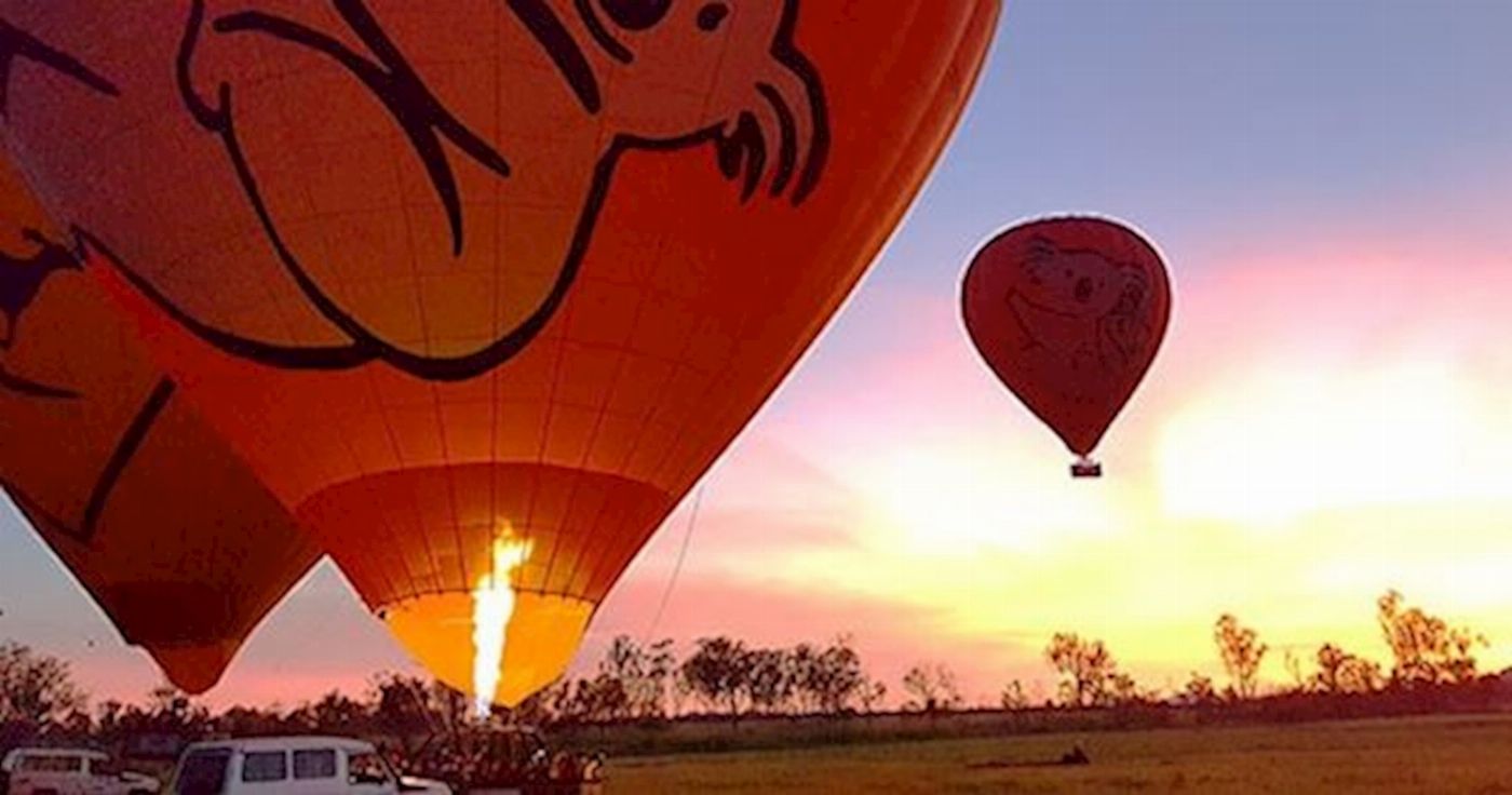 Brisbane Classic Hot Air ballooning with vineyard breakfast, self drive meet at Nerang or Canungra