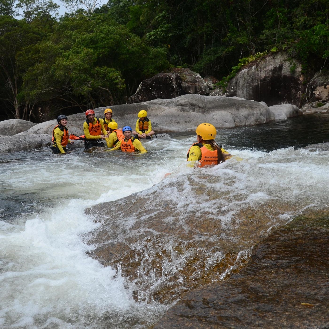 Cairns Waterfalls Behana Adventure Tour by Cairns Canyoning (Family of 4)