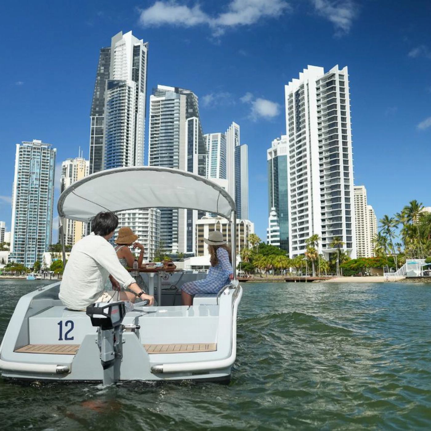 Go Boat 1 Hour Electric Picnic Boat Hire - Gold Coast
