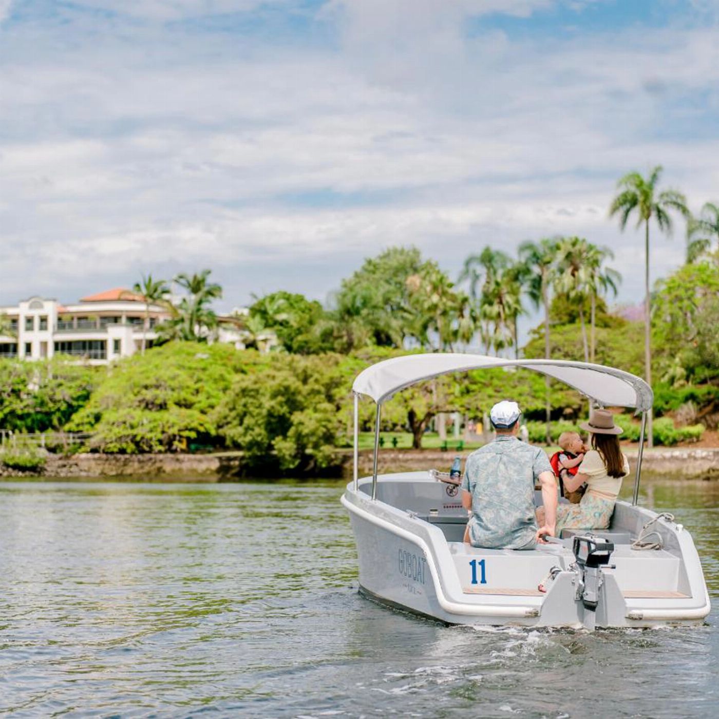 Go Boat 2 Hour Electric Picnic Boat Hire - Brisbane