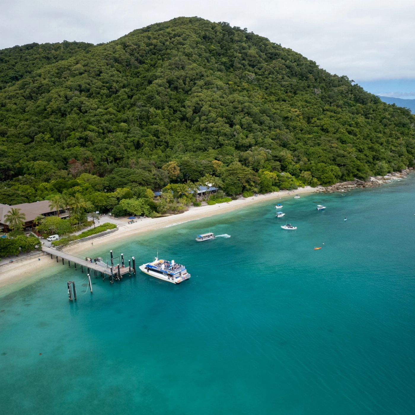 Big Cat Green Island Reef Cruises Two Island Explorer - Fitzroy & Green with Snorkel Gear