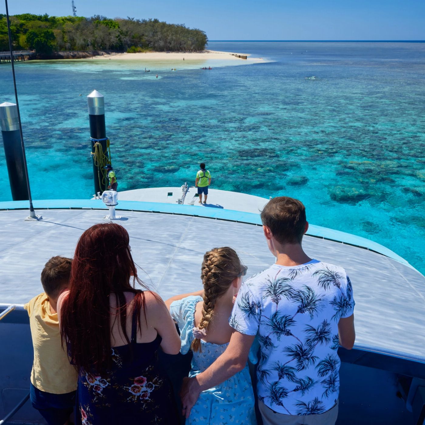 Big Cat Green Island Reef Cruises Two Island Explorer - Fitzroy & Green with Snorkel Gear