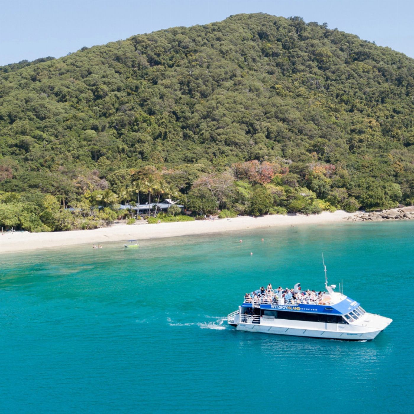 Big Cat Green Island Reef Cruises Two Island Explorer - Fitzroy & Green with Snorkel Gear