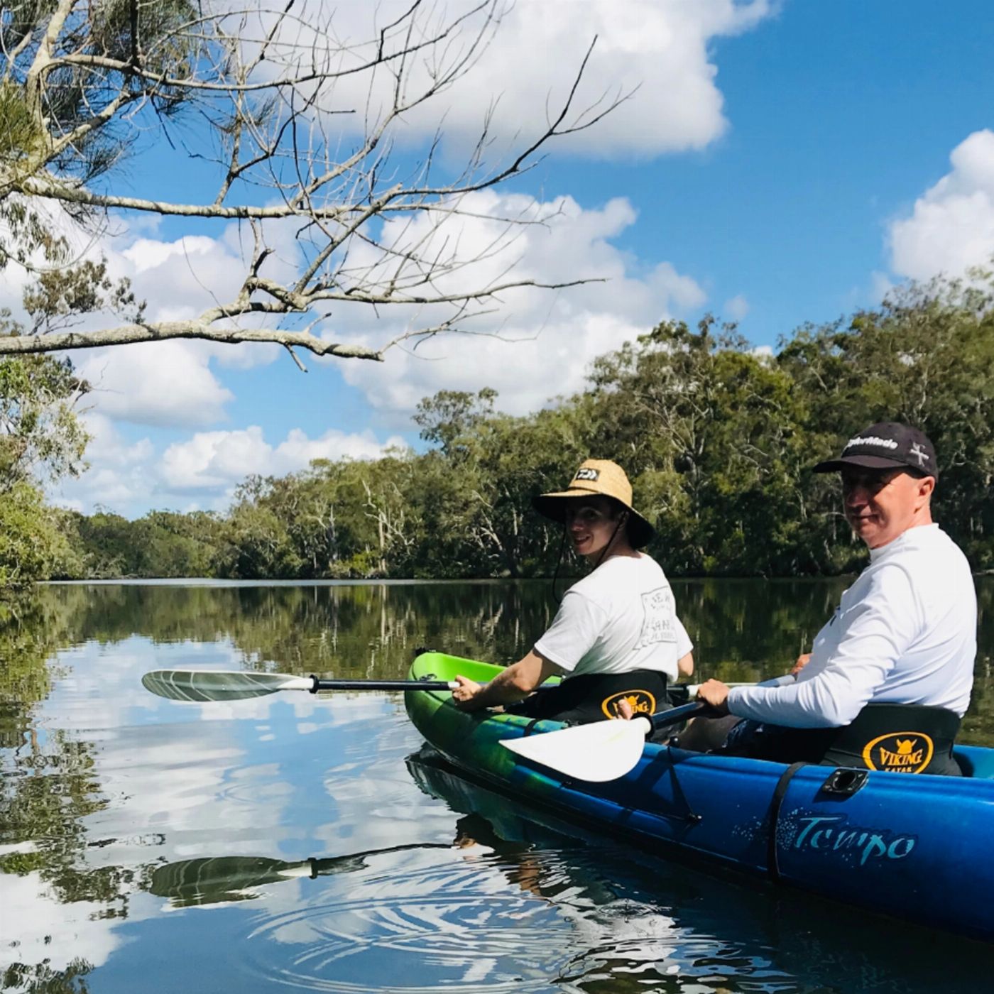 By Earth & Ocean Kayak Tour Noosa/Southern end Everglades & Stingrays PM