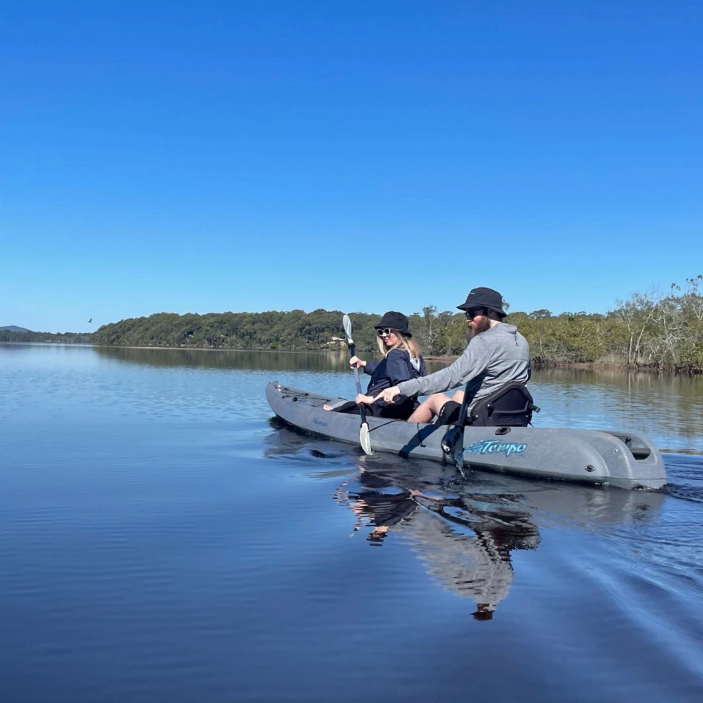 By Earth & Ocean Kayak Tour Noosa/Southern end Everglades & Stingrays PM