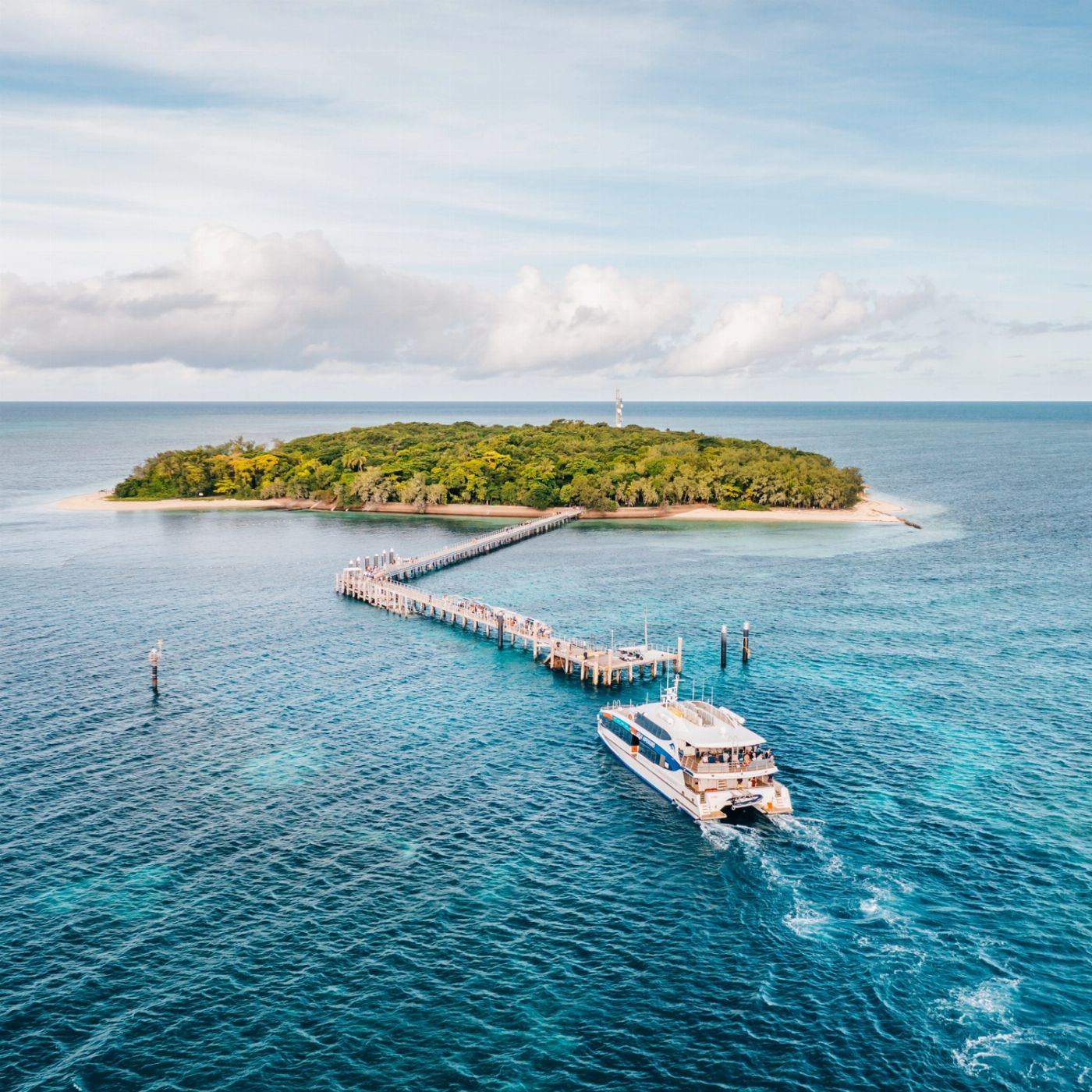 Great Adventures Green Island Eco (Snorkel Gear or Glass Bottom Boat) - Depart 10:30am