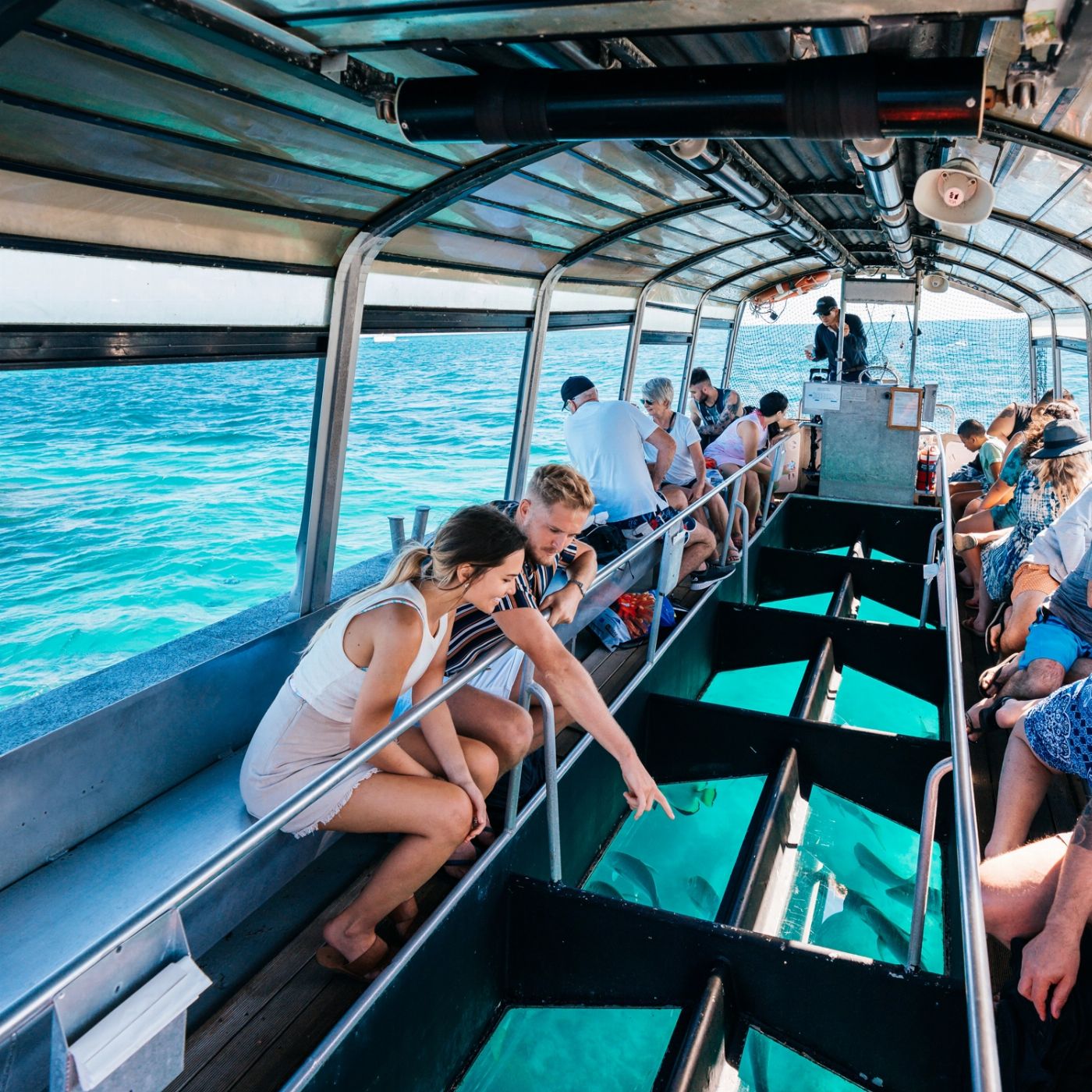 Great Adventures Green Island Discovery (Snorkel Gear & Glass Bottom Boat) - Depart 10:30am