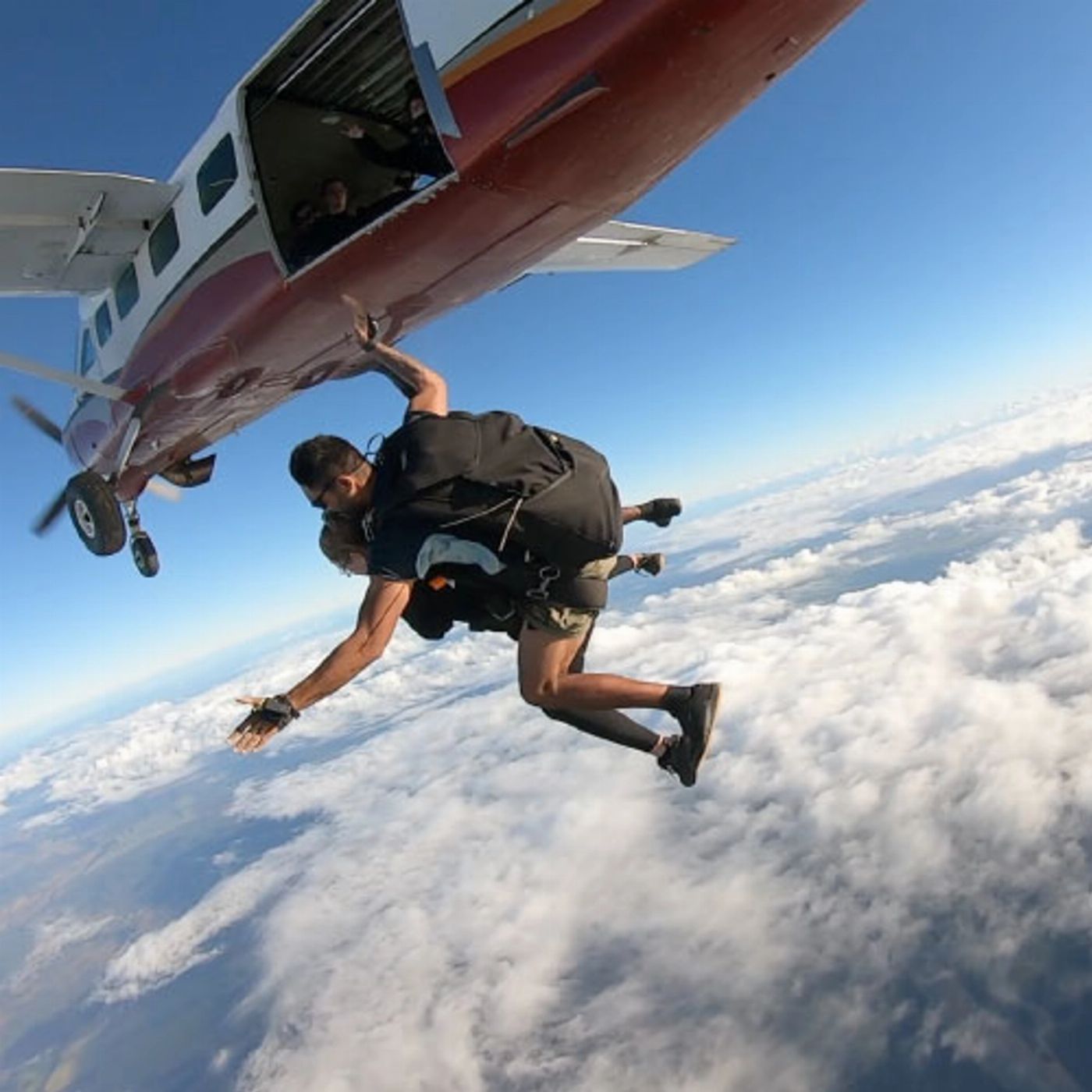 SKYONE Airlie Beach Tandem Skydive Whitehaven Beach with Video and Photos