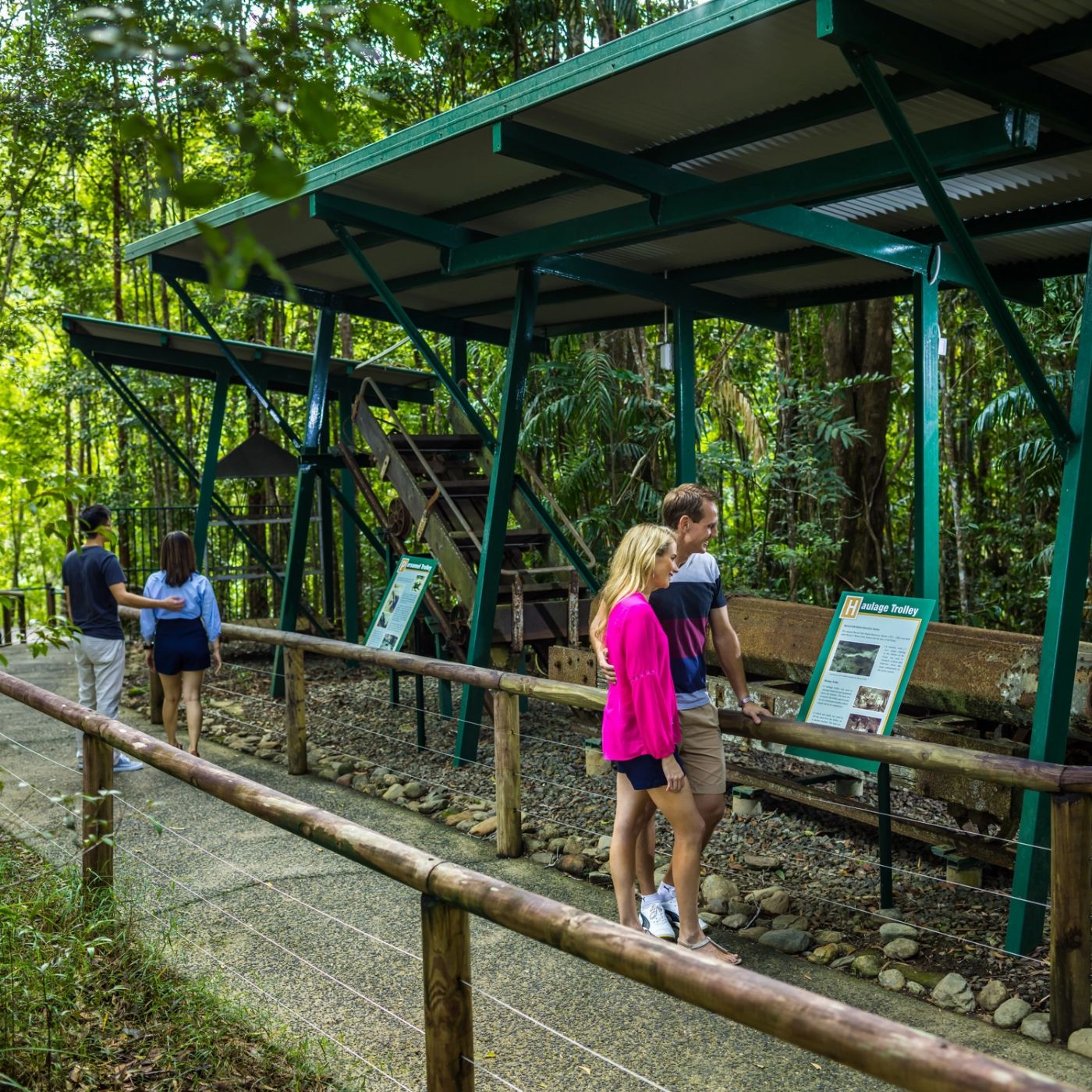 Skyrail Rainforest Cableway Skyrail Kuranda to Barron Falls Loop + Train-Self Drive (Stage 1)
