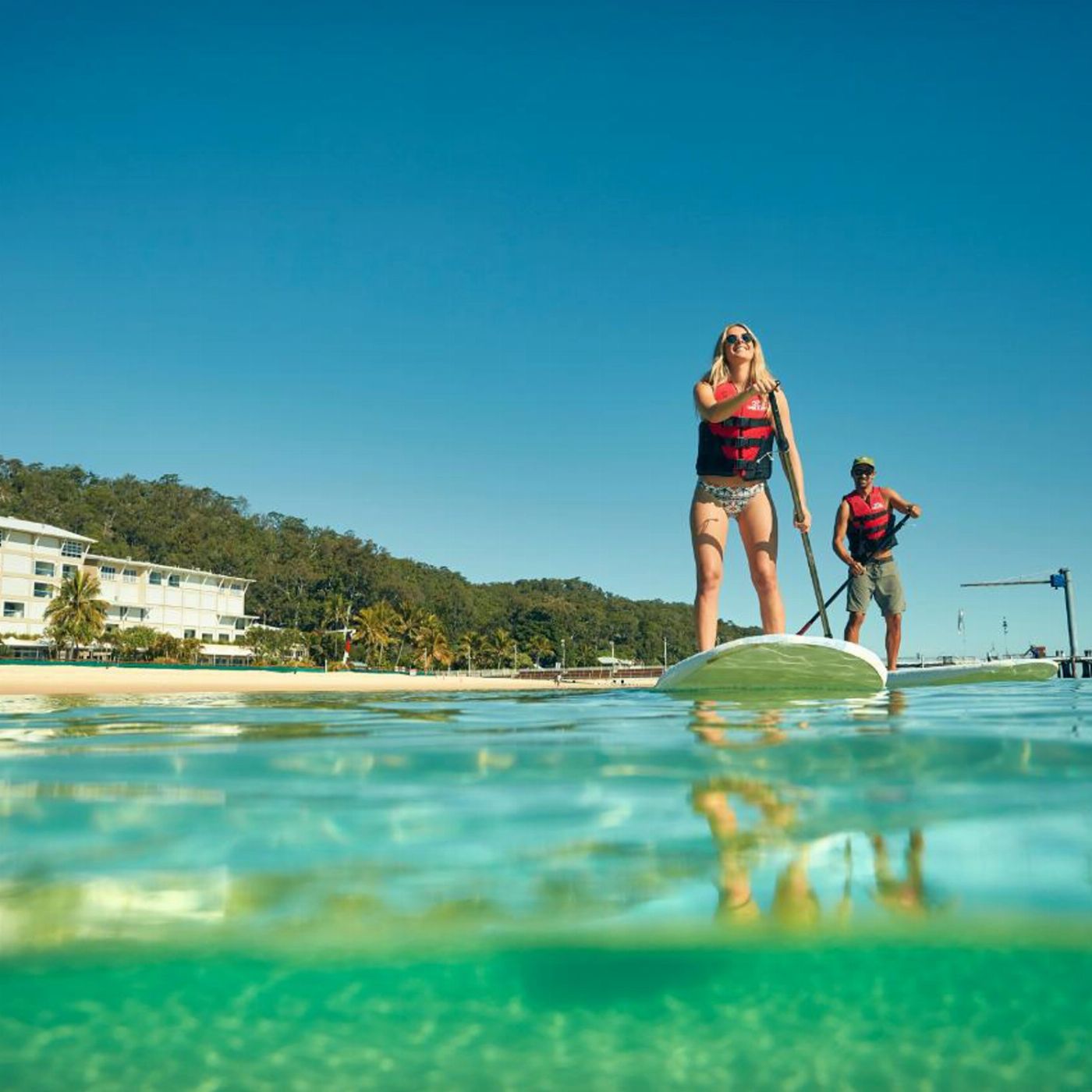 Tangalooma Island Resort - Aquatic Adventure Day Cruise with Dolphin Feeding