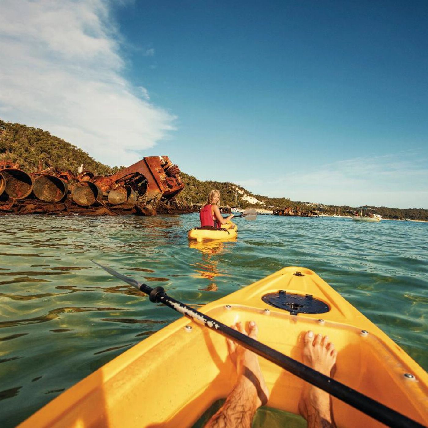 Tangalooma Island Resort - Aquatic Adventure Day Cruise with Dolphin Feeding