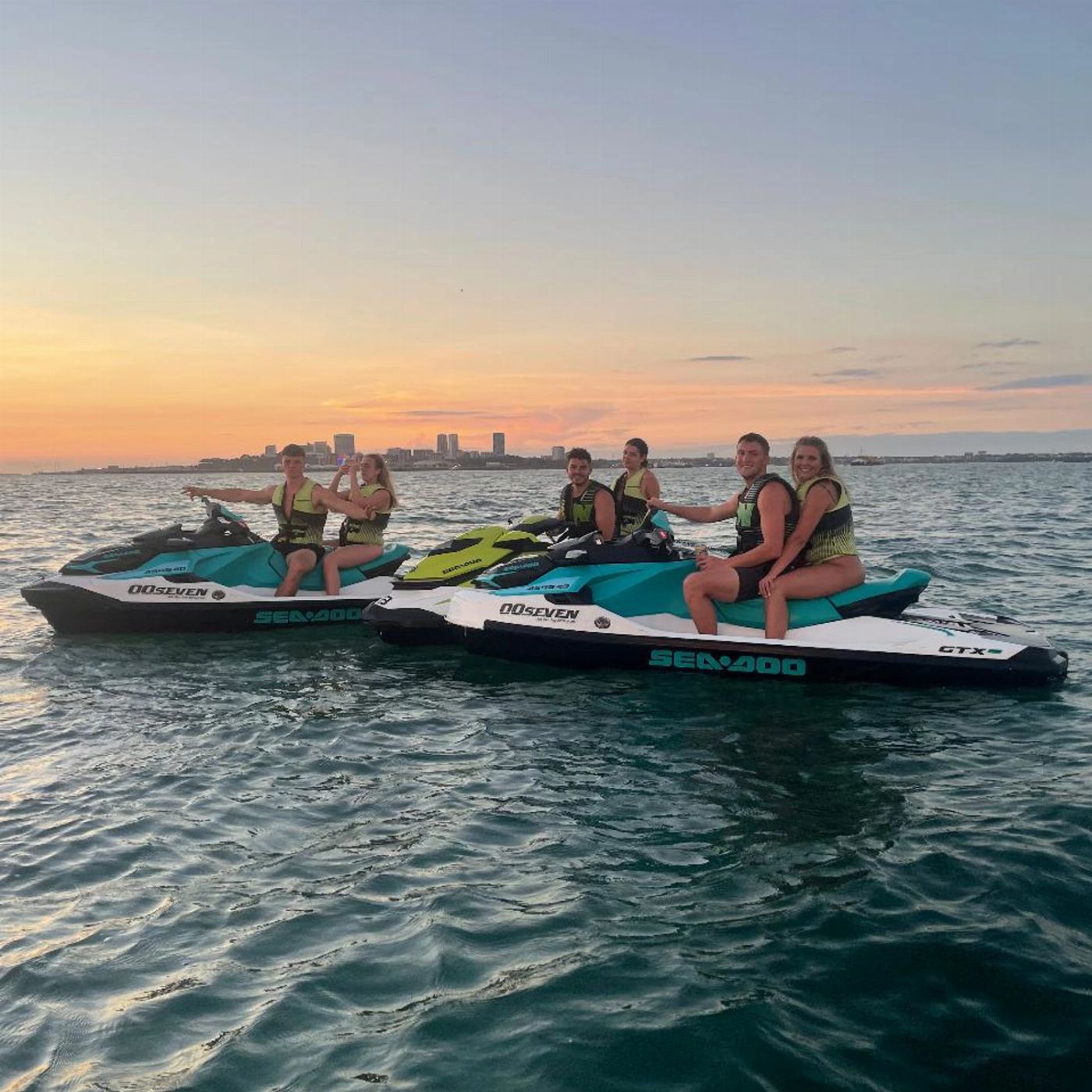 00Seven Adventures Golden Eye Sunset Jetski Tour + Additional Passenger