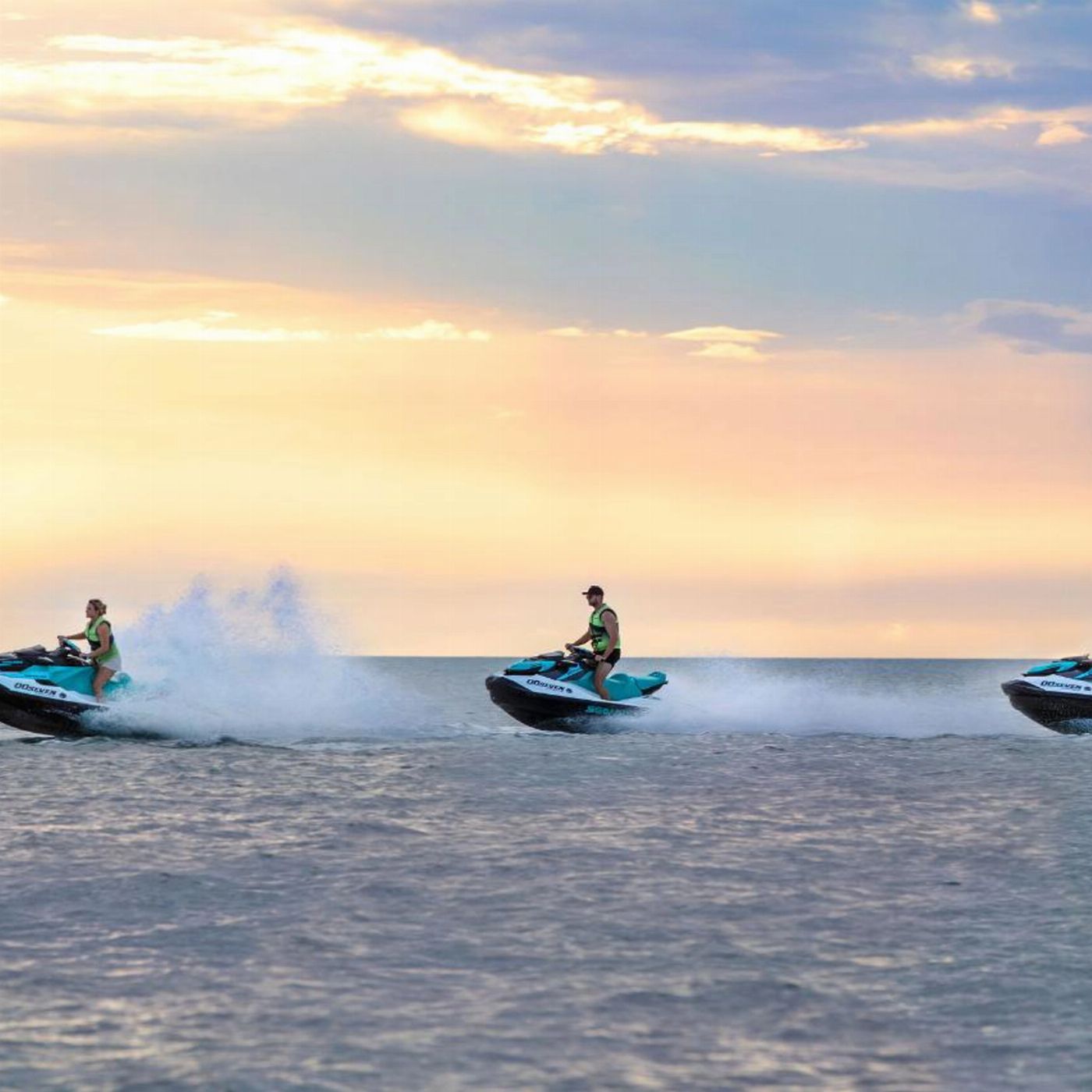 00Seven Adventures Honey Rider Sunrise Jetski Tour + Additional Passenger