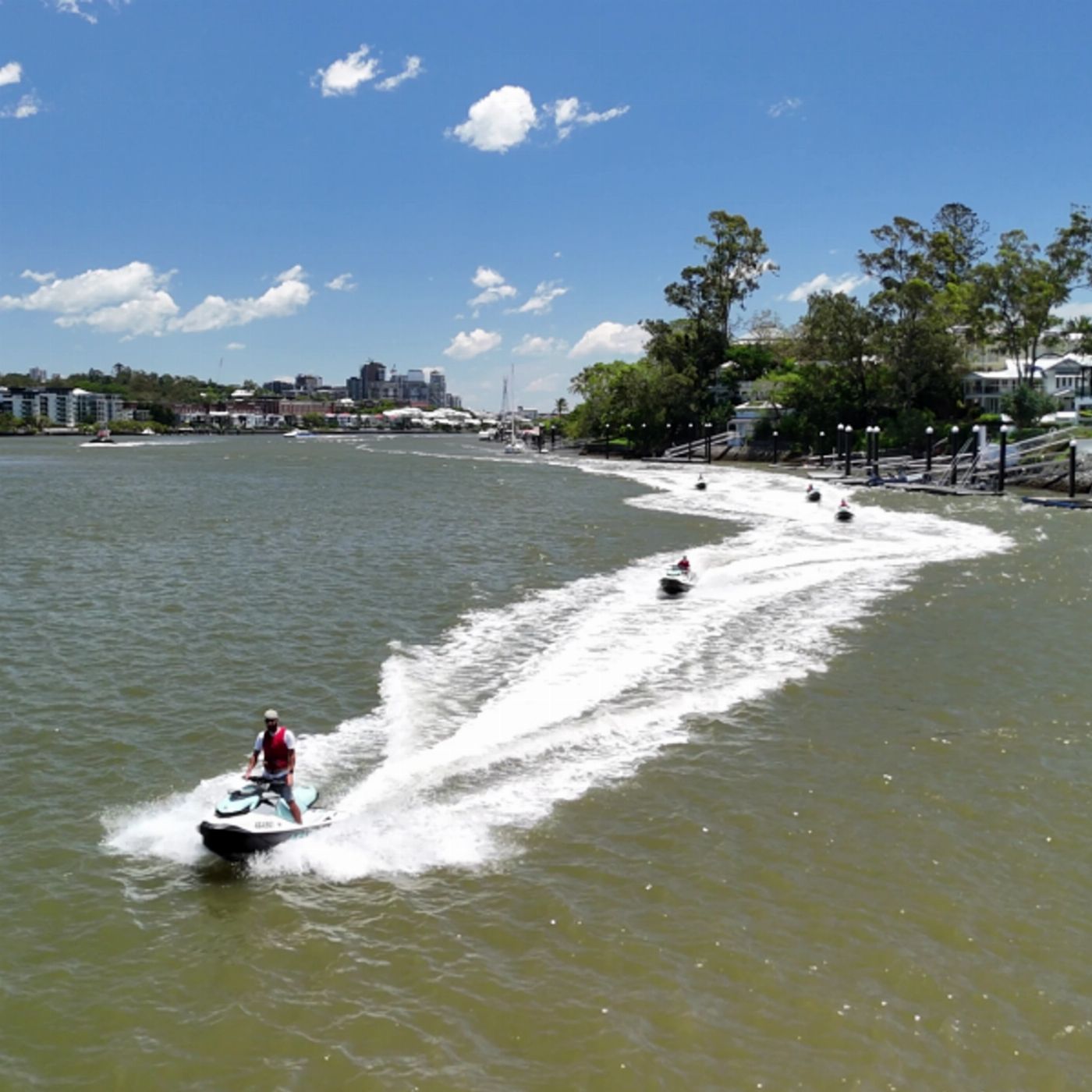 Poseidon Adventure Brisbane River Jet Ski Tour