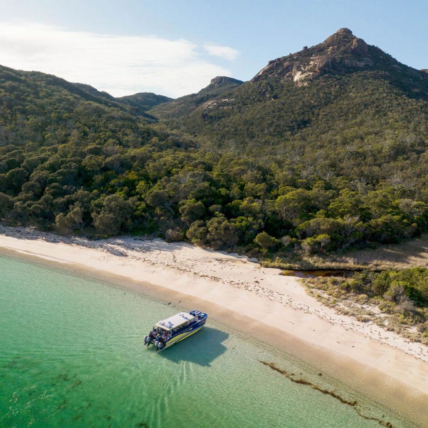 Pennicott Wilderness Journeys Freycinet Aqua Express One-Way Coles Bay to Cooks Beach